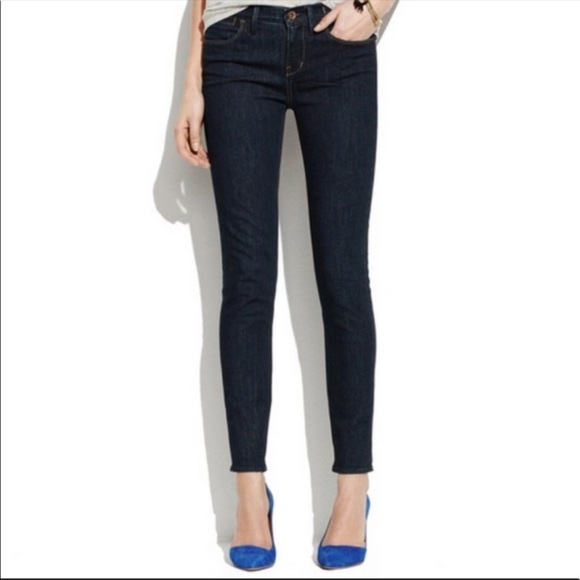 Madewell 37s Dark Wash Skinny Jeans - Picture 1 of 4